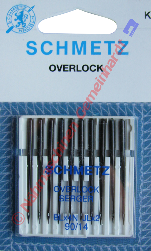 Overlock- und Coverlocknadeln von Schmetz und Organ